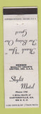 Matchbook Cover - Skylit Motel Cartersville GA
