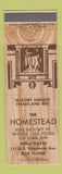 Matchbook Cover - The Homestead Blue Island IL