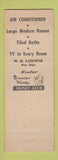 Matchbook Cover - El Dorado Motel Edgewood MD