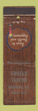 Matchbook Cover - Engels Tavern Highwood IL WEAR