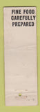 Matchbook Cover - Engels Tavern Highwood IL WEAR