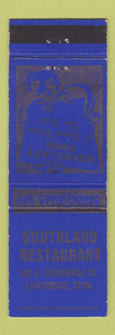 Matchbook Cover - Southland Restaurant Lewisburg TN