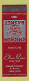 Matchbook Cover - Elbow Room Lima OH Chicken in Basket