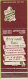 Matchbook Cover - Sherwood East Pittsburgh PA