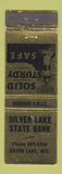 Matchbook Cover - Silver Lake State Bank Silver Lake WI
