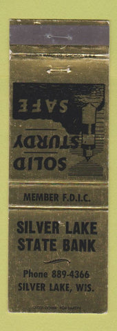 Matchbook Cover - Silver Lake State Bank Silver Lake WI