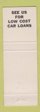 Matchbook Cover - Silver Lake State Bank Silver Lake WI