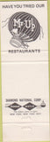 Matchbook Cover - Colony Kitchen  Steaks