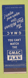 Matchbook Cover - GMAC Time Purchase Plan auto loan