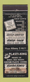 Matchbook Cover - Plasti King Plastic Covers Chicago IL STAINED