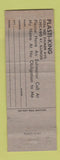 Matchbook Cover - Plasti King Plastic Covers Chicago IL STAINED