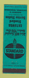 Matchbook Cover - Catawba Standard Oil gas WI