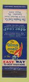 Matchbook Cover - Blue Coal Peoples Coal Lancaster PA