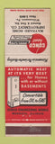 Matchbook Cover - Conco Heat Ranchief Williamsport PA WEAR