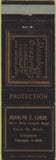 Matchbook Cover - Insurance Rudolph Laube Cicero IL