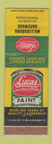 Matchbook Cover - Lucas Paints Millersburg Hardware PA WEAR