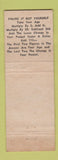 Matchbook Cover - Kelly Insurance Agency Littlefield TX