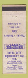 Matchbook Cover - Inter City Equipment Gladstone OR WEAR