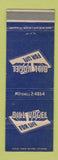 Matchbook Cover - Bill Vogel Insurance Newark NJ Columbian NATional