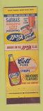 Matchbook Cover - Cott Fruit Syrups Drink