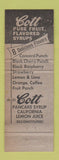 Matchbook Cover - Cott Fruit Syrups Drink
