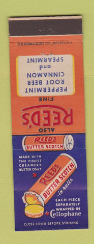 Matchbook Cover - Reed's Butter Sctoch Candy