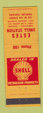Matchbook Cover - Shell oiil gas Estes Fowler IN