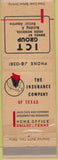 Matchbook Cover - ICT Group Dallas TX WEAR