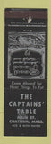 Matchbook Cover - Captains' Table Chatham MA WEAR