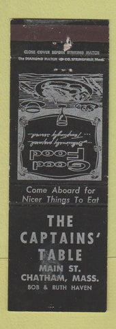 Matchbook Cover - Captains' Table Chatham MA WEAR