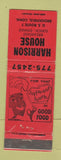 Matchbook Cover - Harrison House Brookfield CT WEAR