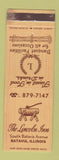 Matchbook Cover - The Lincoln Inn Batavia IL