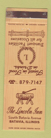 Matchbook Cover - The Lincoln Inn Batavia IL