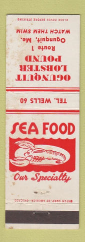 Matchbook Cover - Ogunquit Lobster Pound ME WEAR