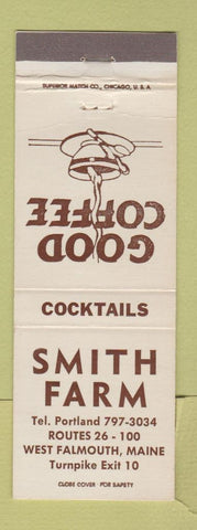 Matchbook Cover - Smith Farm West Falmouth ME