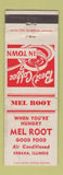 Matchbook Cover - Mel Root Restaurant Urbana IL WEAR