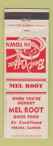 Matchbook Cover - Mel Root Restaurant Urbana IL WEAR