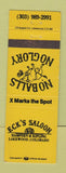 Matchbook Cover - Eck's Saloon Lakewood Colorado