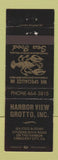 Matchbook Cover - Harbor View Grotto Crescent City CA