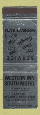 Matchbook Cover - Western Inn South Motel Kearney NE