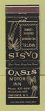 Matchbook Cover - Oasis Motor Inn Oneonta NY