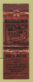 Matchbook Cover - Bob's Motel Manhattan KS WEAR