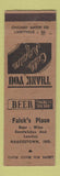 Matchbook Cover - Falck's Place Hagerstown IN