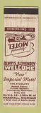 Matchbook Cover - New Imperial Motel Marshall MI