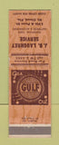 Matchbook Cover - JB Laughrey Gulf oil gas St Cloud FL
