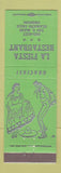 Matchbook Cover - La Fiesta Restaurant Klamath Falls OR Mexican GREEN