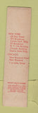 Matchbook Cover - Terminal Beauty Shops New York City Chicago midget SAMPLE