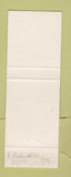 Matchbook Cover - Dorothy's Restaurant North Adams MA YELLOW