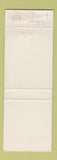 Matchbook Cover - Dorothy's Restaurant North Adams MA WHITE WEAR