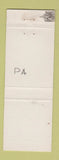 Matchbook Cover - South Side National Bank Catawissa Numidia PA